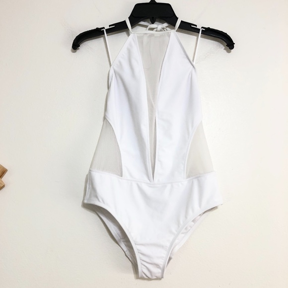 Ted Baker Mech Mesh Panel Swimsuit - Picture 4 of 6